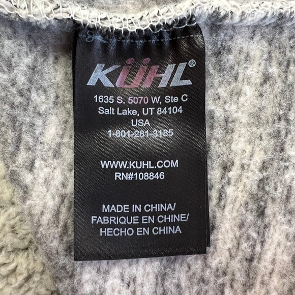 KUHL Alaska 1/4 Zip Jacket in Heather Gray Size Small - Picture 7 of 8